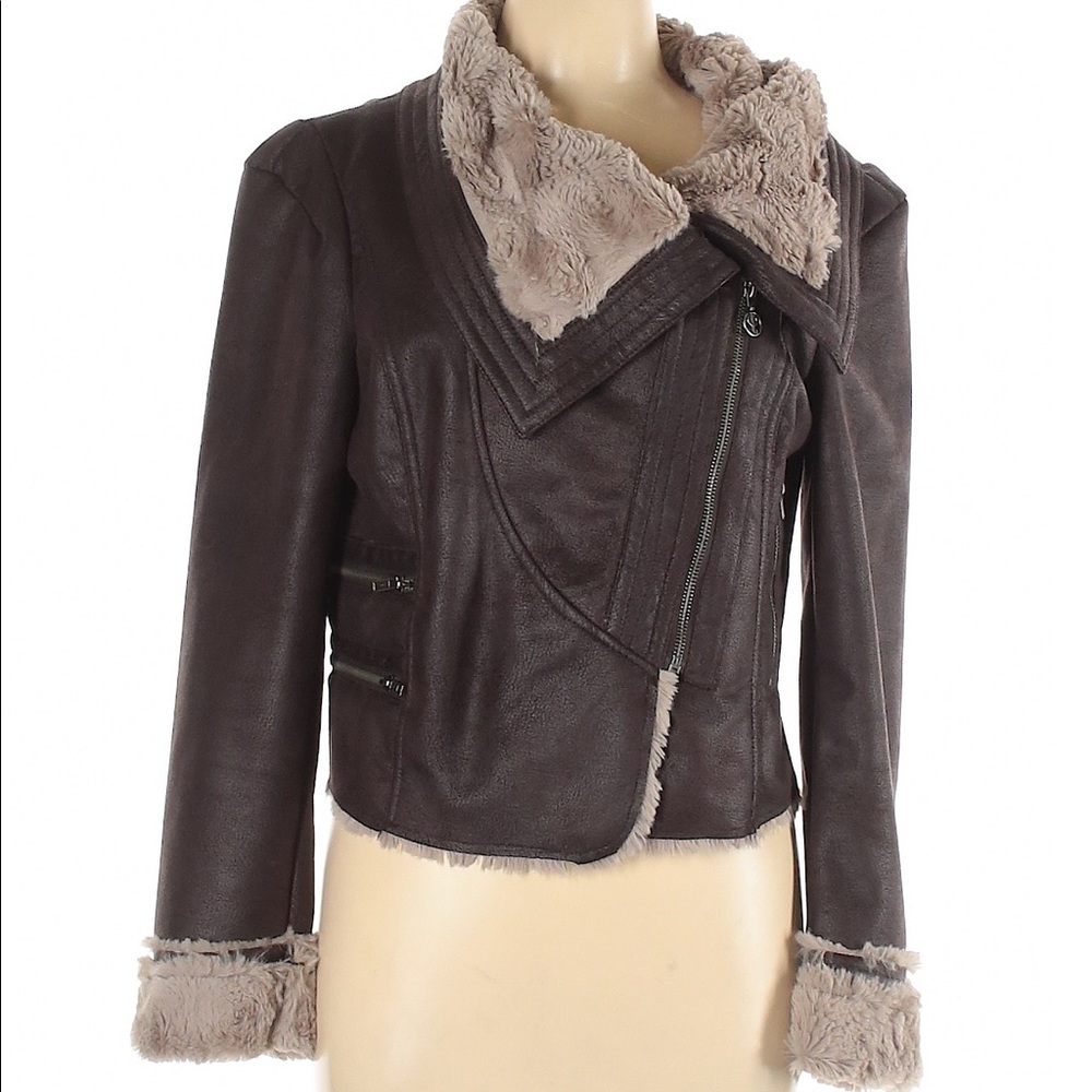 Jennifer Lopez Faux Suede Jacket